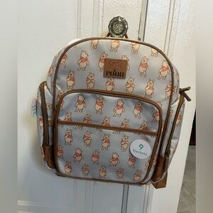 Disney Winnie the Pooh Kids Backpack - Beige, Light Brown,  DIAPER BAG